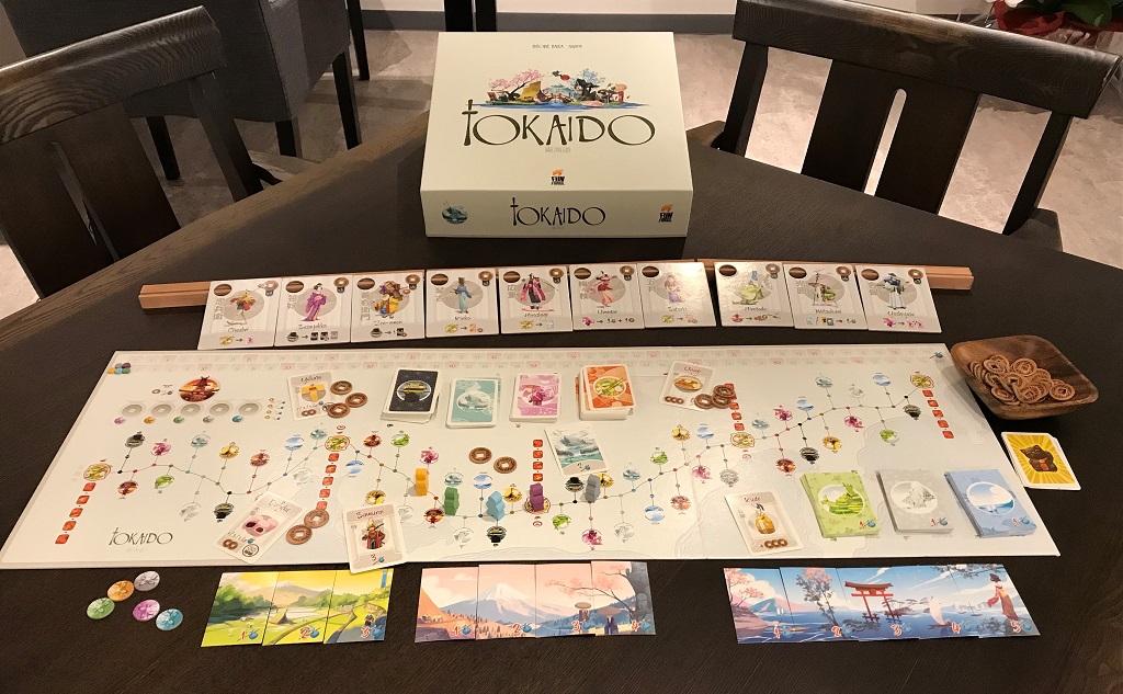 東海道 Tokaido ボードゲーム紹介 ボードゲームカフェ Brett